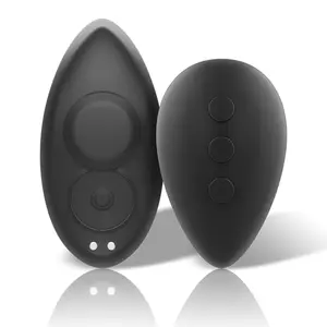 Rechargeable Silicone Panty Vibrator by black&silver — model D-234387