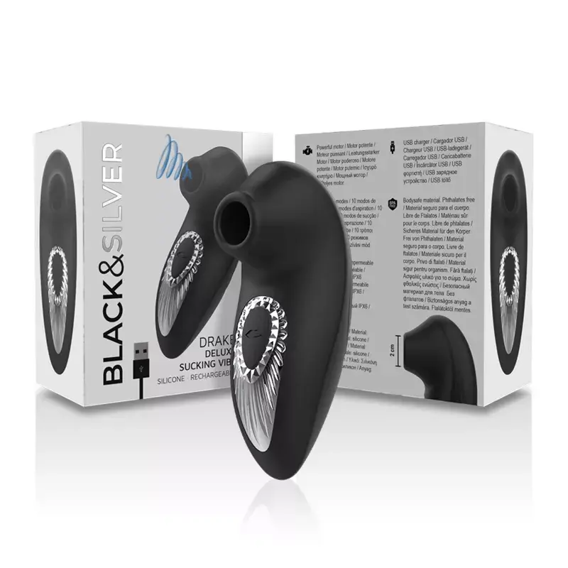Вибратор BLACK&SILVER DRAKE DELUXE Photo 6