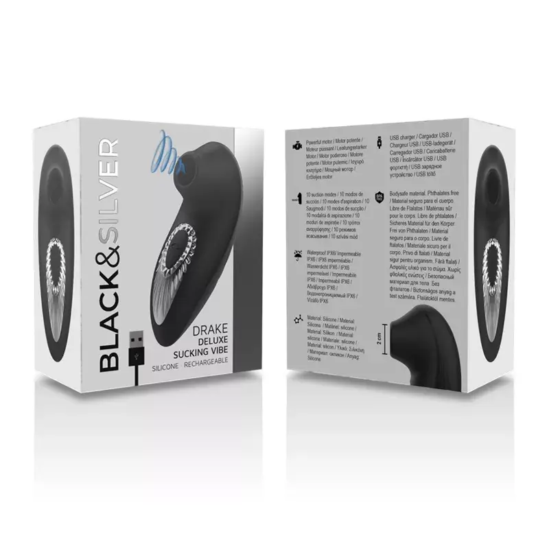 Вибратор BLACK&SILVER DRAKE DELUXE Photo 7