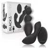 black&silver CORA силиконовый страпон с пультом Photo 2