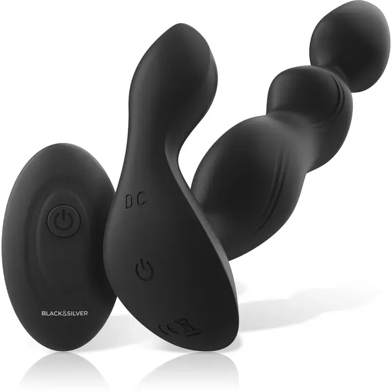 black&silver CORA силиконовый страпон с пультом Photo 3