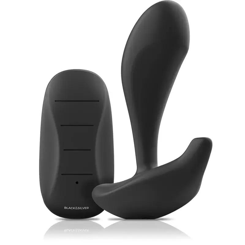 Анальная пробка black&silver Dwayne Anal Plug Photo 3
