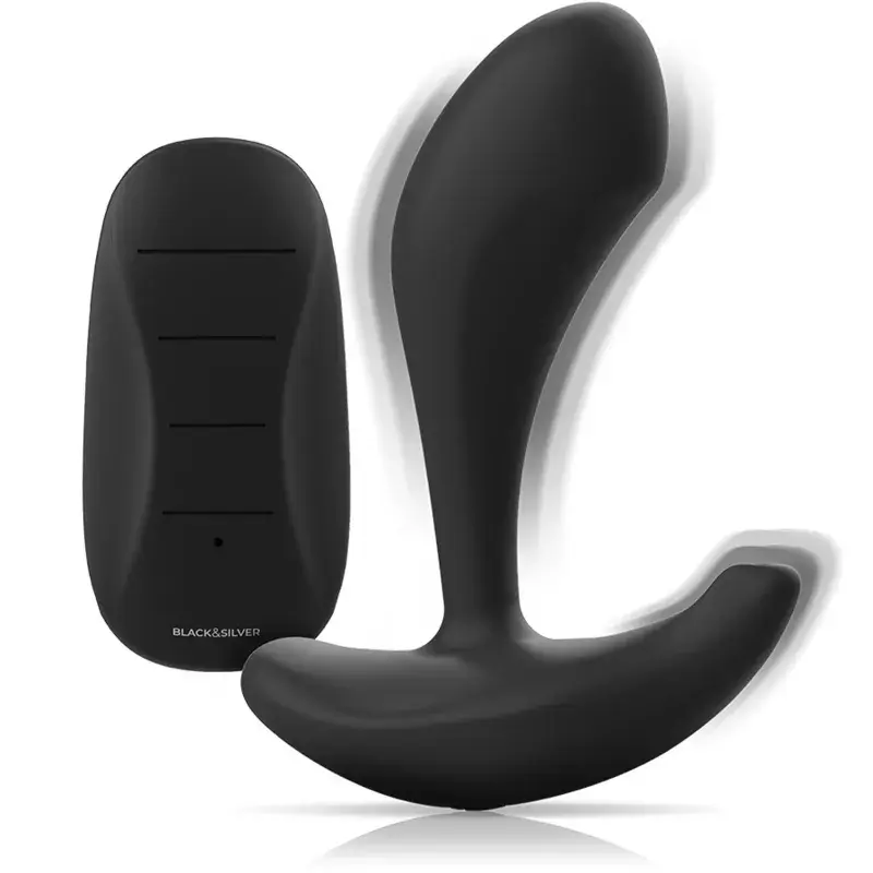 Анальная пробка black&silver Dwayne Anal Plug Photo 4