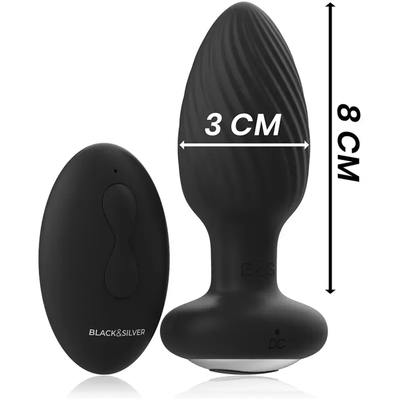 Анальная пробка black&silver WELLS D-234784 Photo 5