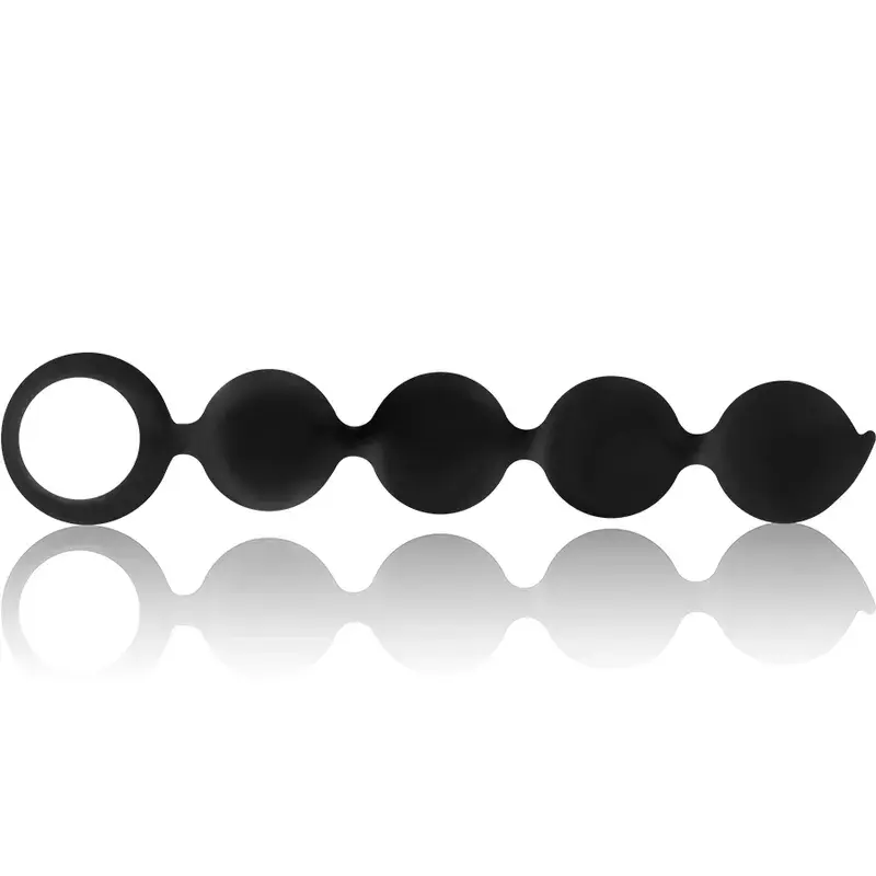 Anālā virtene black&silver Lennon silikons 15 cm Photo 3