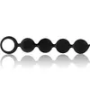 Anālā virtene black&silver Lennon silikons 15 cm Photo 3