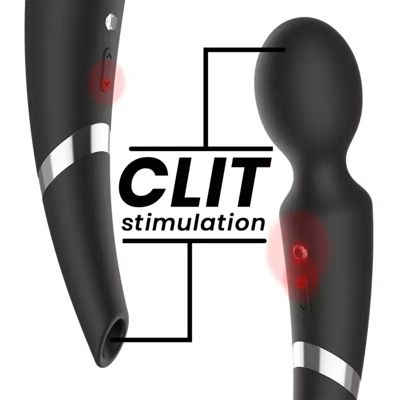 black&silver BECK BLACK rechargeable silicone massager Photo 6
