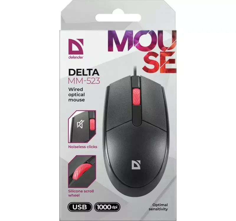 DEFENDER Delta MM-523 USB оптическая мышь Photo 4