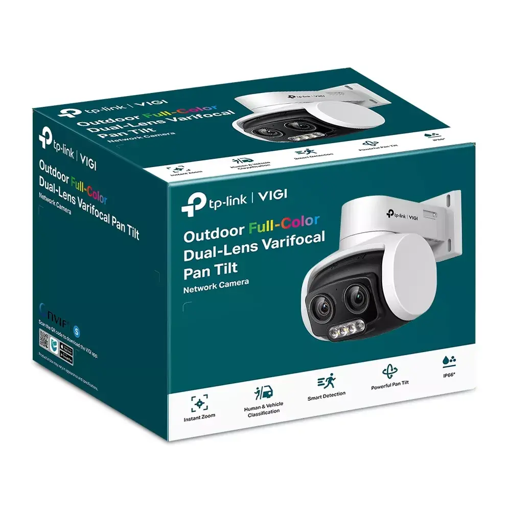 IP камера безопасности TP-Link VIGI 4MP Outdoor Full-Color Dual-Lens Varifocal Photo 3