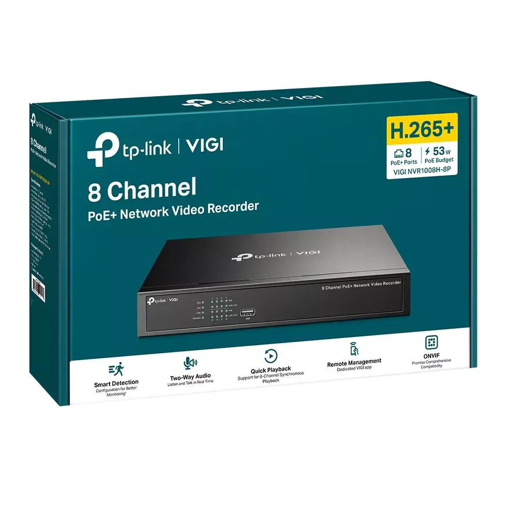 Tīkla videoreģistrators VIGI NVR1008H-8P Photo 3