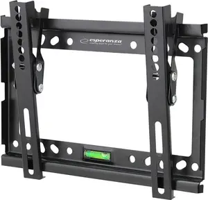Wall TV mount ESPERANZA ERW010 for 14"–50" (35.6–127 cm), tilt 15°, VESA 75x75–200x200, max load 25 kg, black