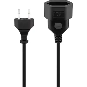 Goobay Power Extension 64616 2m 1 AC Outlet Indoor Black