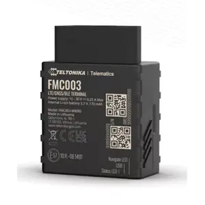 GPS izsekotājs Teltonika FMC003 Auto Melns 0.128 GB Akumulators 6h