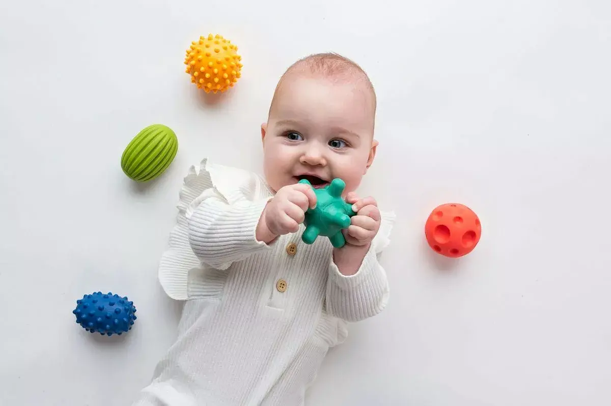 hencz toys сенсорные шарики набор 5 шт пастель Photo 4