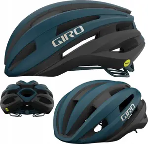 Ceļu velosipēda ķivere GIRO Synthe II Integrated MIPS, matēta harbor blue, izm. M (55–59 cm)