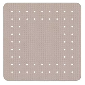 Bath/shower mat Wenko Mirasol Taupe 540×540 mm rubber