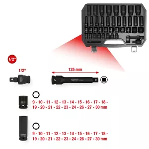 Набор головок KS Tools 515.0065 1/2" 40 головок 8 кг