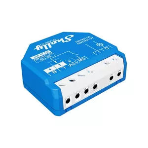 Smart relay Shelly Qubino Wave 1 Plastic 110–240V 16A, Z-Wave 868.4 MHz, blue, wall mount