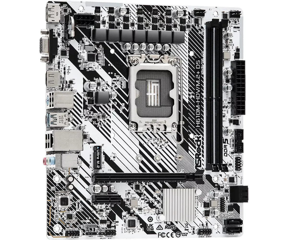 Материнская плата ASRock H610M-HDV/M.2+ D5 Photo 3