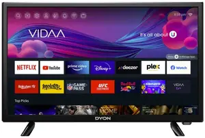 DYON 24 VX Смарт-телевизор 24 Дюйма HD 1366 x 768 пикселей Wi-Fi Черный DVB-T2/C/S2