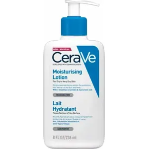 Mitrinoša emulsija CeraVe 236 ml — mitrinoša, nekomedogēna sejas/ķermeņa emulsija