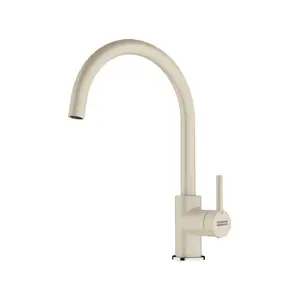 Кухонный смеситель Franke Lina XL sand spout 115.0626.026 — однорычажный для мойки, высокий излив