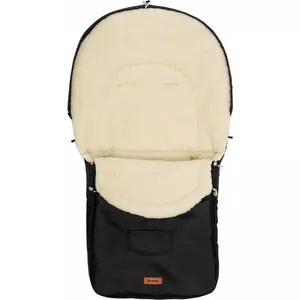 Спальный мешок для новорождённого Sensillo Wool черный 95x40 см — шерстяная наполнителя