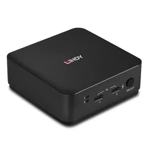 KVM Switch Lindy 2 Port Type C Dual HDMI 4K60