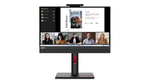 Datora monitors Lenovo ThinkCentre Tiny-In-One 22 Gen 5 21.5" Full HD IPS LED 1920 x 1080 pikseļi melns Iebūvēti skaļruņi USB centrmezgls