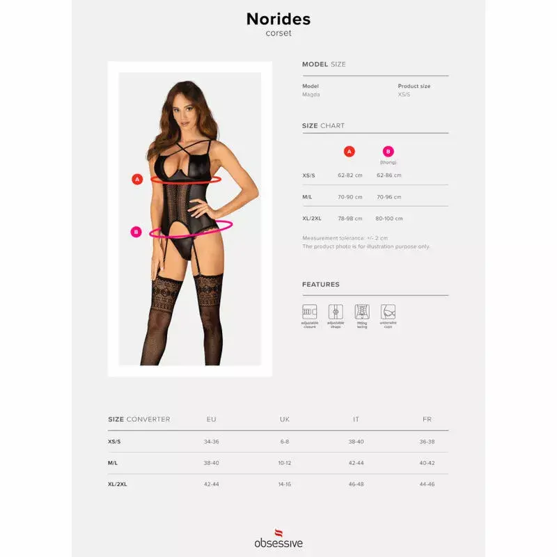 Corset Obsessive D-235997 M/L Photo 7