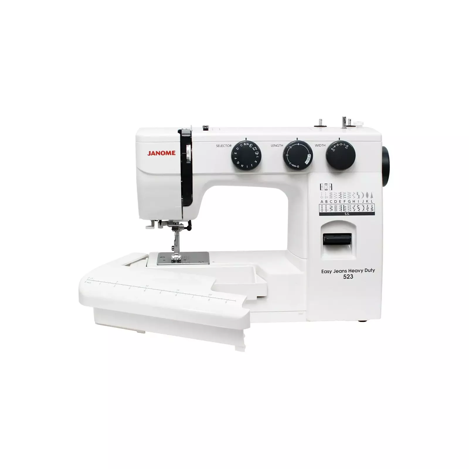 JANOME SEWING MACHINE EASY JEANS JANOME EASY JEANS HD 523 AiO.lv
