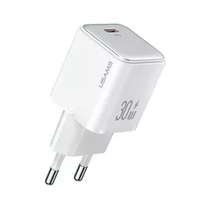 Зарядное устройство USB-C PD 30W usams CC186TC02 1x USB-C 3A