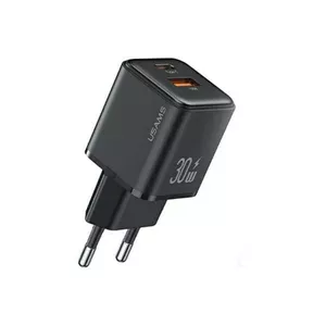 Сетевой адаптер usams USB‑C + USB‑A PD 3.0 30W CC189TC01