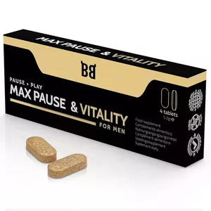 BLACKBULL BY SPARTAN - MAX PAUSE &amp; VITALITY PAUSE + PLAY VĪRIEŠIEM 4 TABLETES