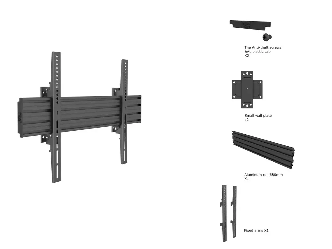 Kronis Multibrackets M MBW1U Fixed Black Photo 5