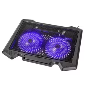 Laptop cooling pad Kolink KL-N200 for up to 39.6 cm (15.6") laptops, 2 fans 140 mm, USB powered, black