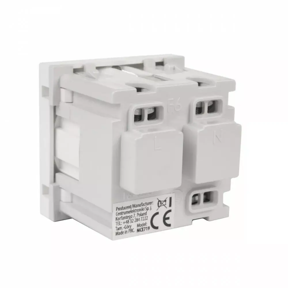 Single socket MACLEAN MCE719W (Type F) Photo 3