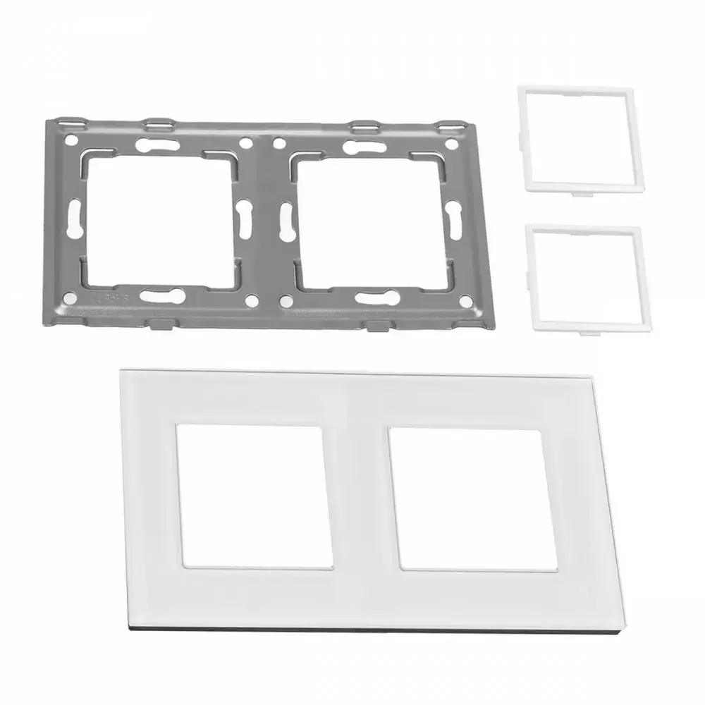 Стеклянная рамка для розетки MACLEAN MCE729W Photo 4