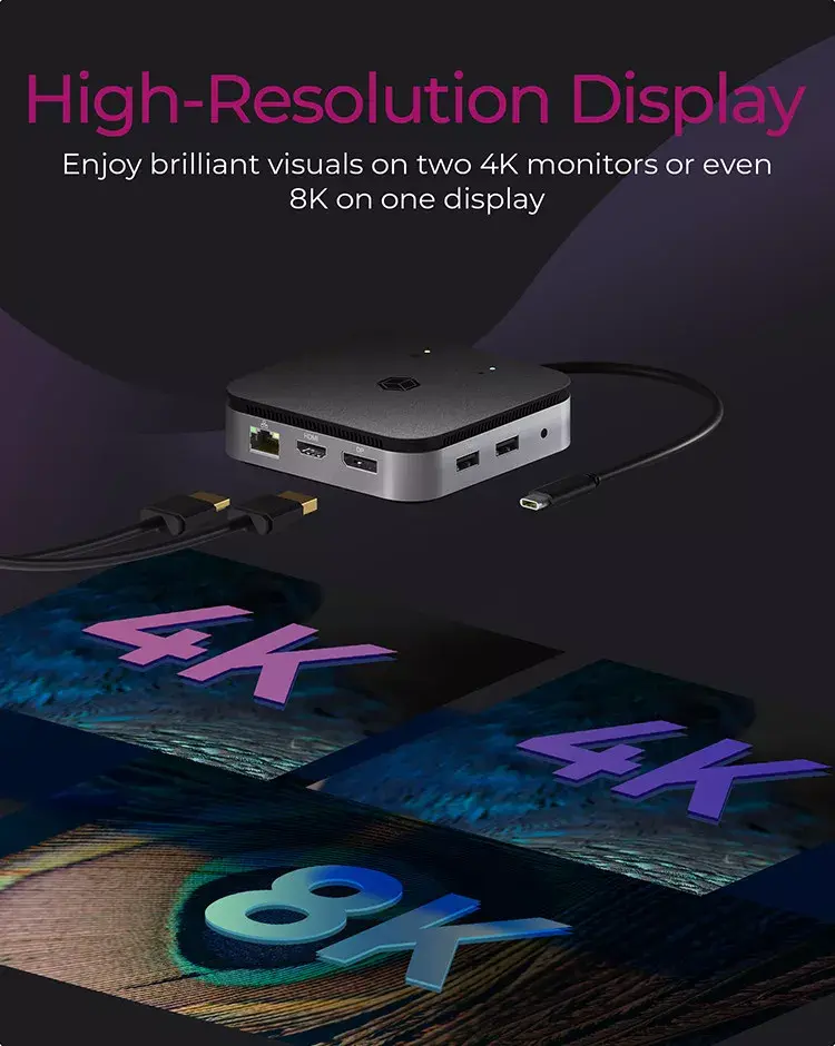 ICY BOX 7-in-1 USB4 Doku stacija Photo 3