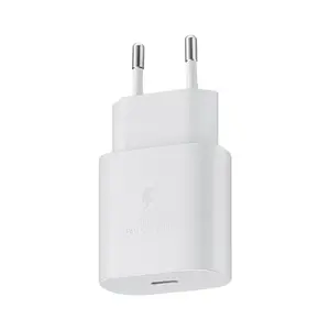Samsung EP-TA800 25W USB‑C sienas adapters, ātrā uzlāde, balts