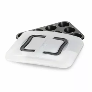 Cake tin Guardini 1459912 set of 12 with carrying lid, 27 x 35 x 3 cm