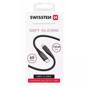 USB-C to USB-C data cable SWISSTEN 71532010 60W 1.5m