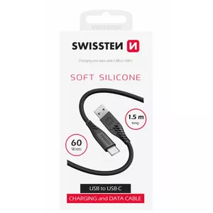 USB to USB‑C Data Cable SWISSTEN 71531010, 1.5 m, 60 W