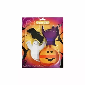 Set of 4 Guardini biscuit tins 1415651, Halloween design, 10 x 2 cm each