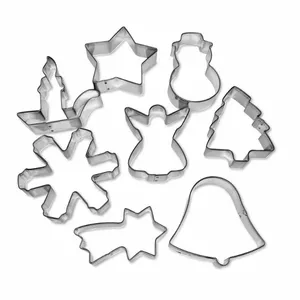 Baking moulds set Guardini 1415632 — metal ring shapes, set of 8