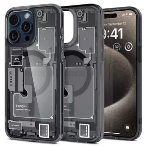 Чехол для смартфона Spigen ACS06582 Cover для iPhone 15 Pro Max, 6.7", PC+TPU, рисунок на поверхности