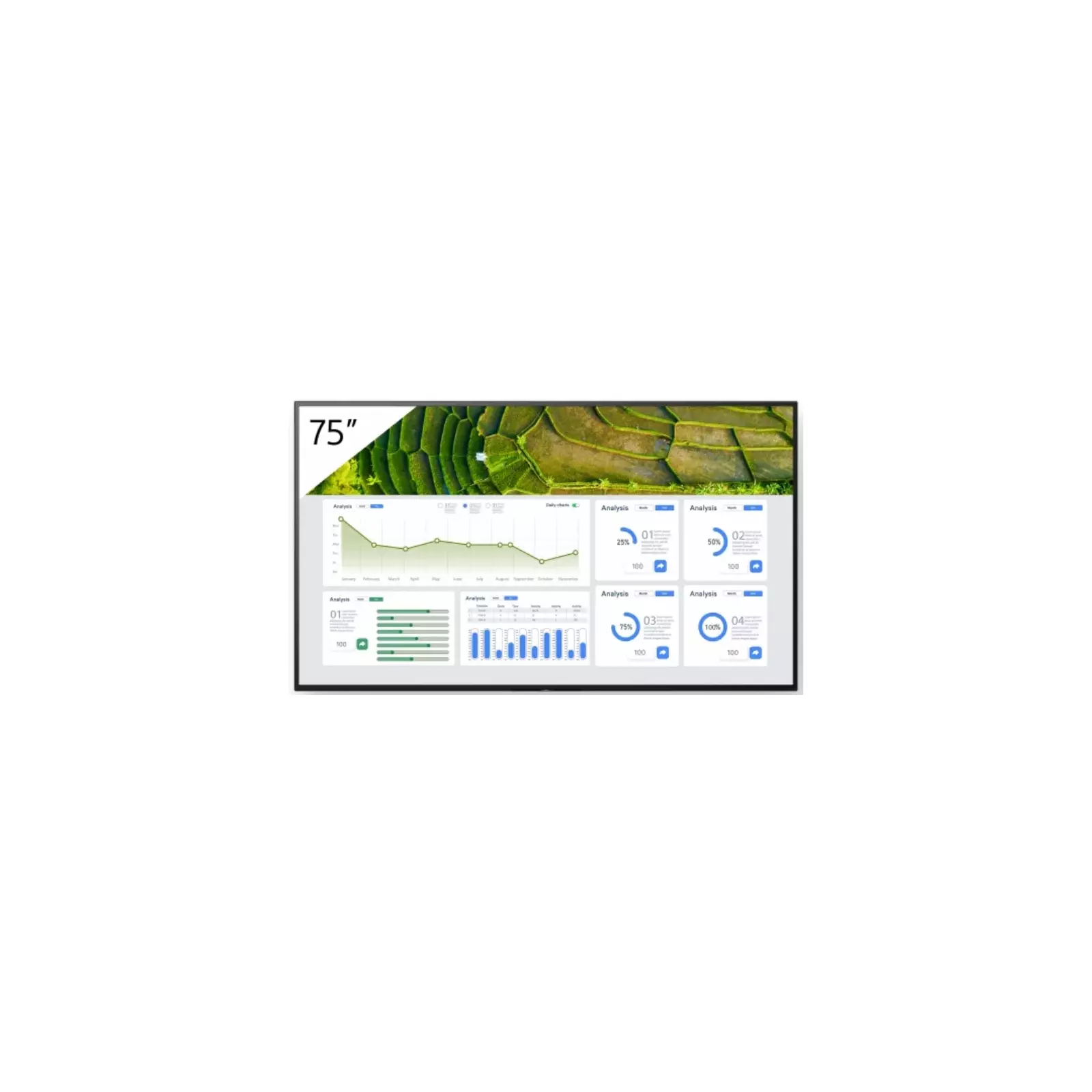 Monitors Sony Digital Signage FW-75BZ30L Photo 1