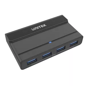KVM switch Unitek H1310A USB-C 2-port, 2 PCs, 4x USB-A (USB 3.2 Gen1), black