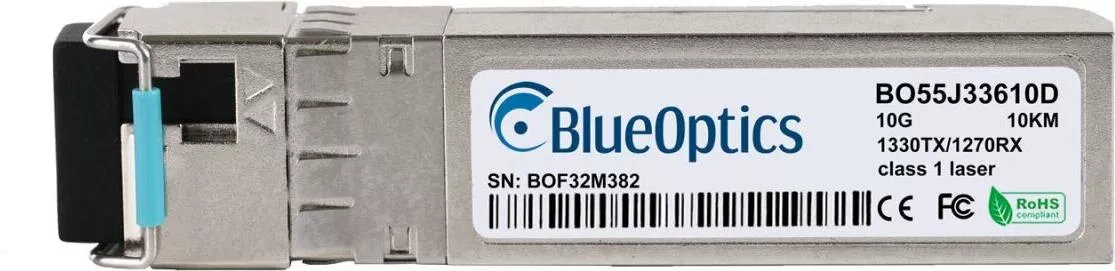 Optisko pārveidotāju modulis BlueOptics SFP-XG-LX-SM1330-BIDI-BO, SFP-XG-LX-SM1330-BIDI-BO