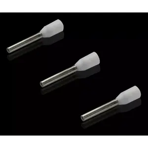 Galu vītnei (ferrule) Rittal AS 4050.766, vara/polipropilēna izolēts, garums 8 mm, diametrs 2.8 mm, balts